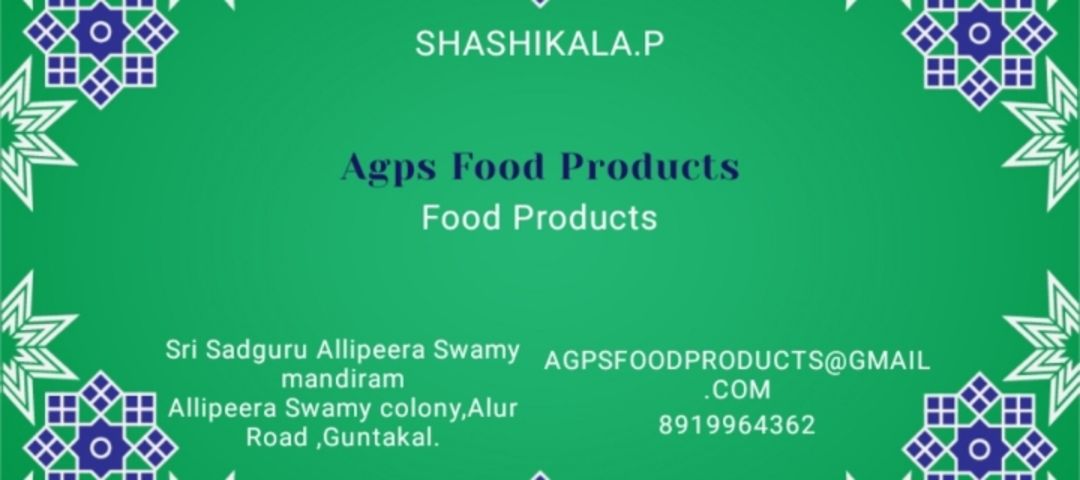 Visiting card store images of AGPS FOOD PRODUCTS
