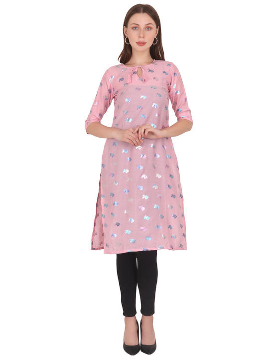 Pure cotton kurti for women uploaded by business on 1/12/2022