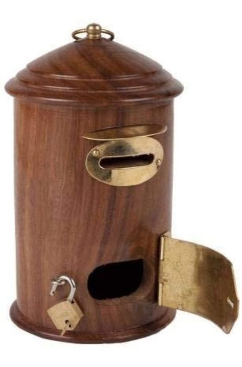 Wooden Cylinder Money Bank uploaded by NIKITA'S WOOD CARVING HANDICRAFT on 1/12/2022