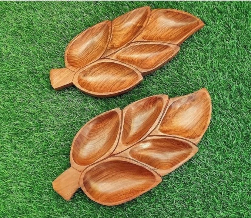 Wooden Dry Fruit Tray uploaded by NIKITA'S WOOD CARVING HANDICRAFT on 1/12/2022