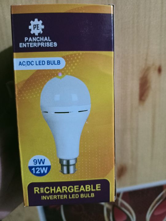 12w Ac/Dc rechargeable bulb uploaded by PANCHAL ENTERPRISES on 1/13/2022