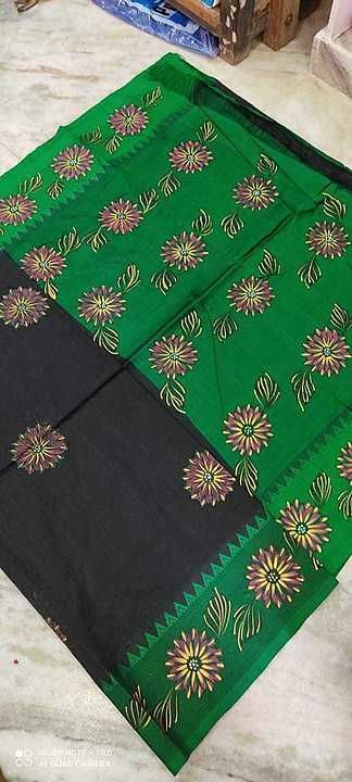 *Material*:mangalagiri pattu by cotton 

*Model*: thread borders pattu sarees with hand painting

🌲 uploaded by business on 10/1/2020