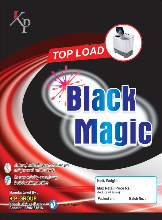 Black Magic Detergent Powder uploaded by KP GROUP on 1/13/2022