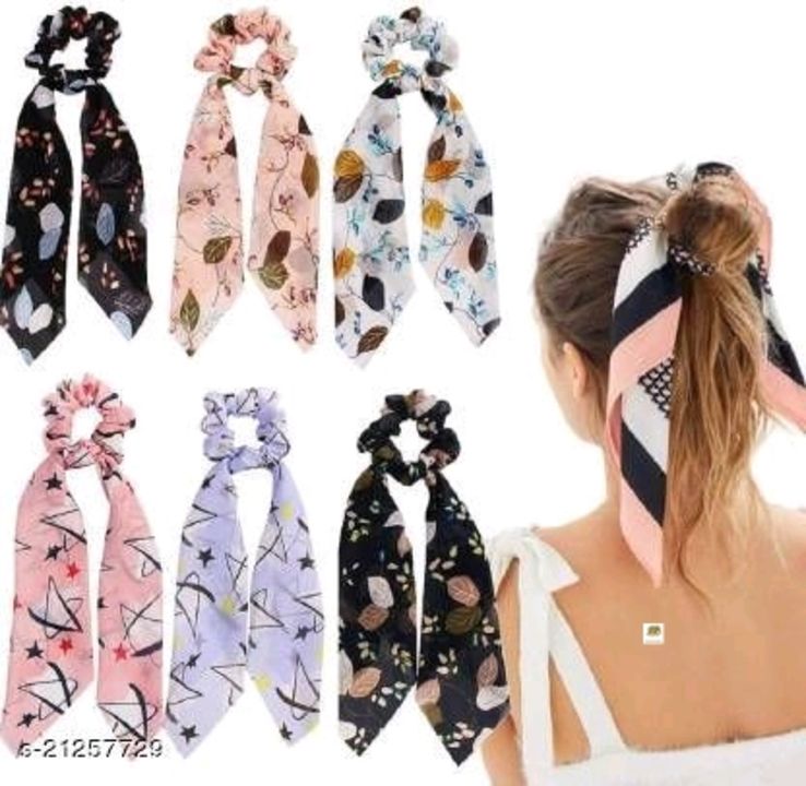 Scrunchies with tail uploaded by business on 1/13/2022