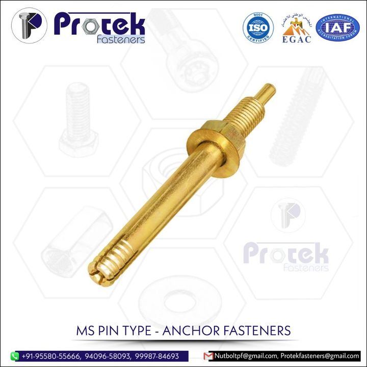 MS PIN TYPE ANCHOR FASTENERS uploaded by PROTEK FASTENERS on 1/13/2022