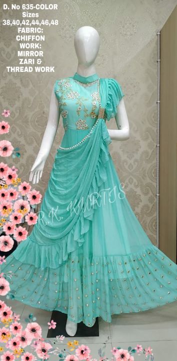 Long kurti gown uploaded by business on 1/13/2022
