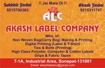 Business logo of Akash label co