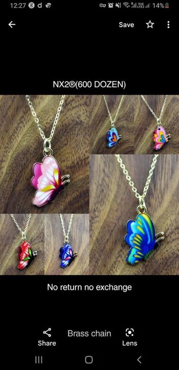 Butterfly 🦋 pendants uploaded by business on 1/13/2022