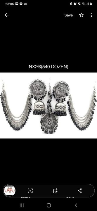 Bahubali earrings uploaded by LEZARA NX on 1/13/2022