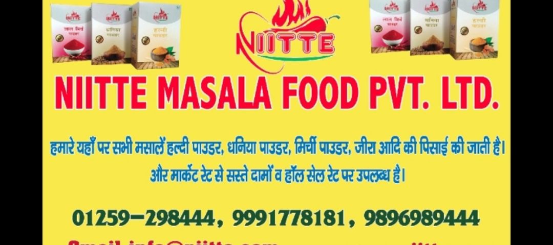 Visiting card store images of Niitte Masala Food Pvt Ltd