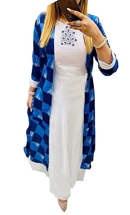 Fabulous selfie Gown with Jacket uploaded by business on 10/1/2020