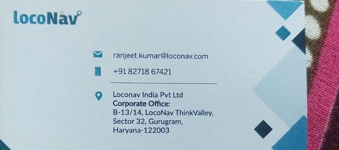 Visiting card store images of Saraswati Enterprises (LocoNav)