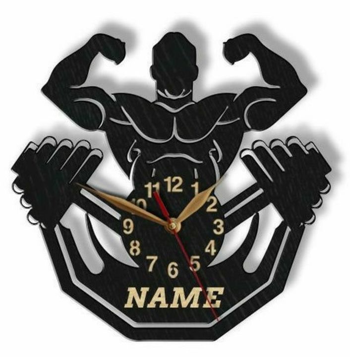 Post image Gym clock avaliable in metal for more information contact us