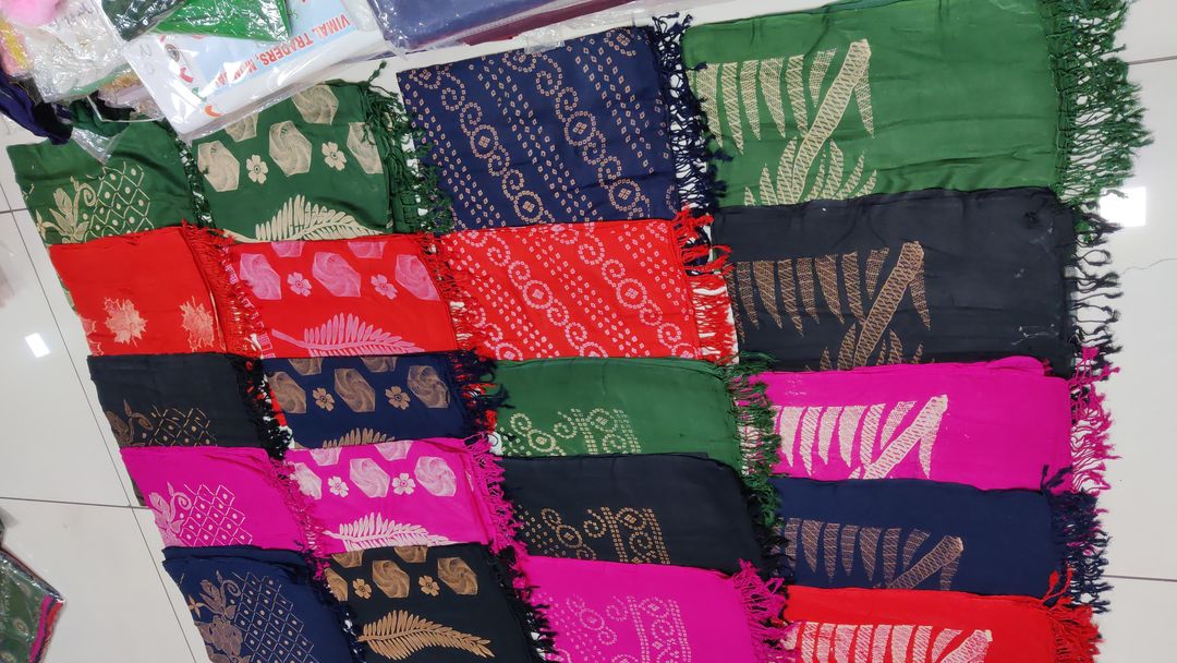 Rayon stoles uploaded by Poonam textile on 1/14/2022