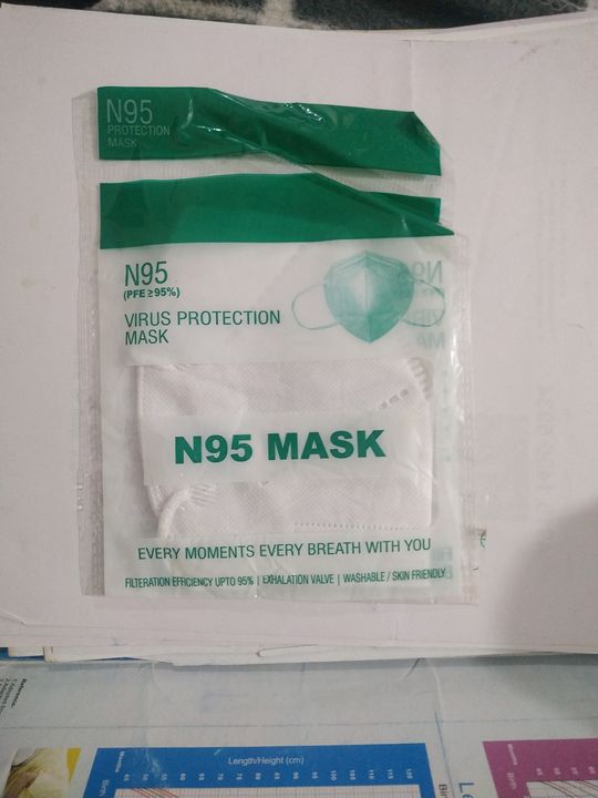N 95 virus protection mask uploaded by PINTRAD on 1/15/2022