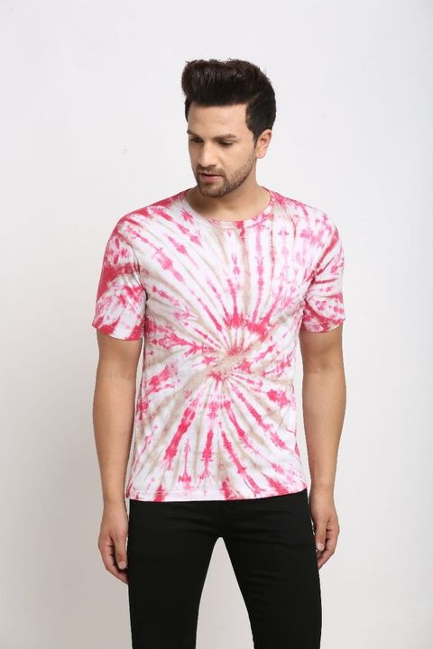 Ennoble tie and dye cotton tshirt uploaded by business on 1/15/2022