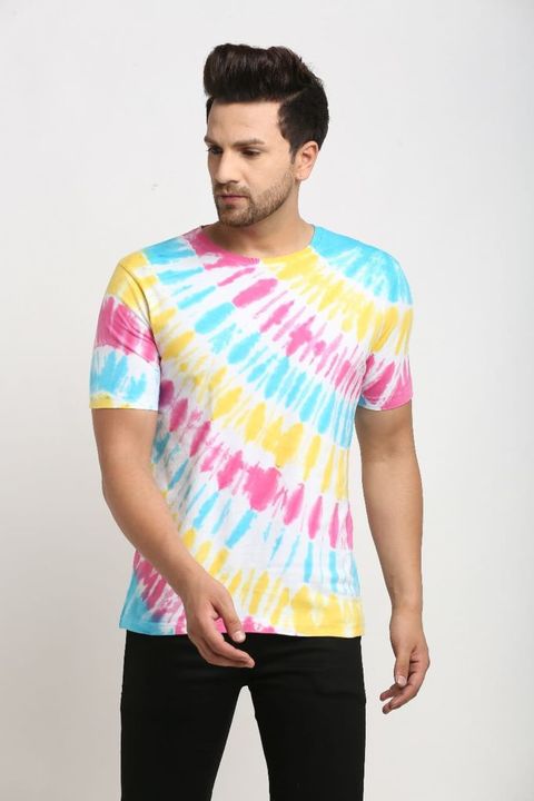 Ennoble tie and dye cotton tshirt uploaded by business on 1/15/2022