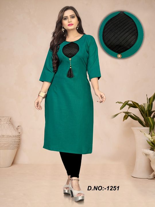 JEST TEXTILE LAUNCHES COLORFULL SOLID COTTON KURTI uploaded by JEST TEXTILE on 1/15/2022