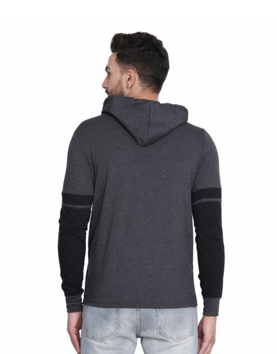 Teefox Trendy Full Sleeve Hood Mens Tshirt uploaded by Shoppingverse on 1/15/2022