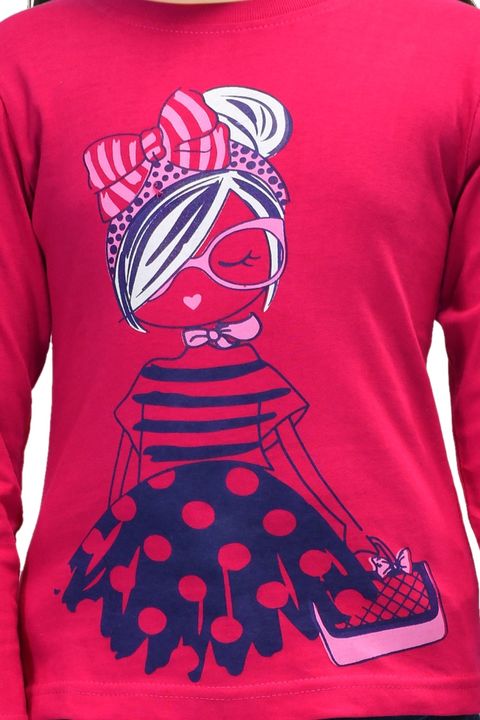 Printed Cotton Modern Funky Girls T-shirt  uploaded by ME COLLECTION on 1/15/2022