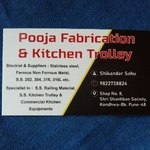 Business logo of Pooja fabrication & kitchen Trolley