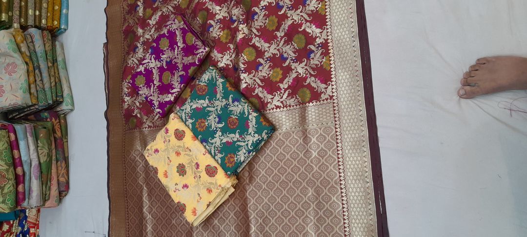 Katan silk  uploaded by Shahnawaz ismaili sarees manufactur on 1/15/2022