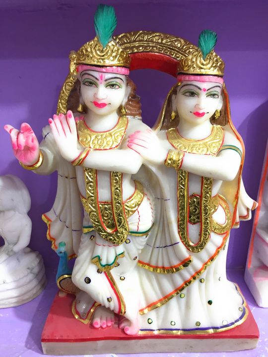 Marble radha krishna uploaded by business on 1/15/2022