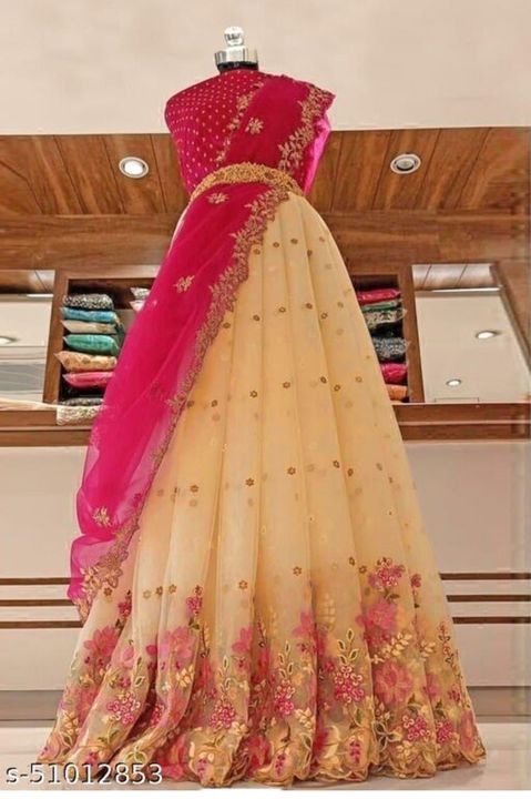 Post image Hey! Checkout my updated collection Embroidery lehengas.