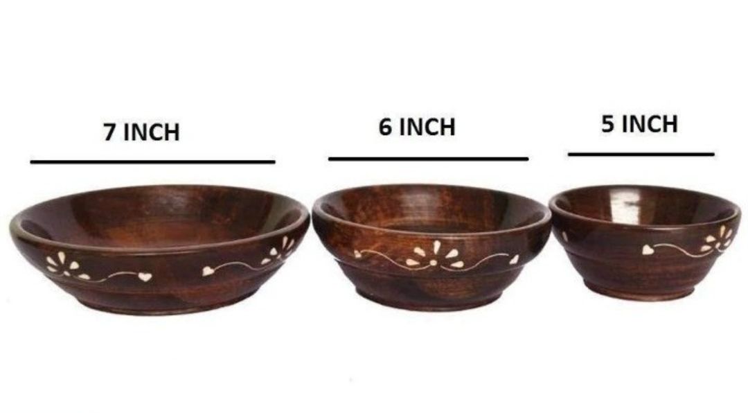 Wooden Serving Bowls  uploaded by NIKITA'S WOOD CARVING HANDICRAFT on 1/15/2022
