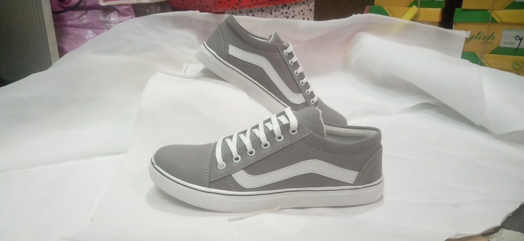Light grey vans online uploaded by Ronak shoes on 1/15/2022