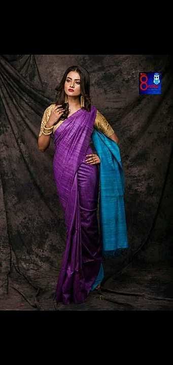 Tassar silk sarees 💯 pure silk sarees uploaded by Taimul Handloom  on 10/1/2020