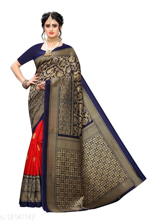 Post image Art silk sarees for women's (Rs. 369/only) Beautiful Art Silk SareesSaree Fabric: Art SilkBlouse: Running BlouseBlouse Fabric:  Art SilkPattern: PrintedBlouse Pattern: SolidMultipack: SingleSizes: Free Size(Saree Length with Running Blouse Length : 6.0 m)Country of Origin: India