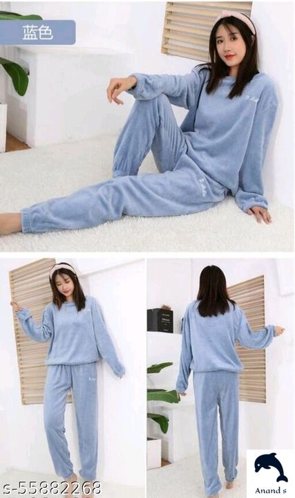 Post image Whatsapp -&gt; https://ltl.sh/zDx4iHIz (+919905593375)Catalog Name:*Eva Adorable Women Nightsuits*Top Fabric: WoolBottom Fabric: WoolTop Type: Regular TopBottom Type: PyjamasSleeve Length: Long SleevesPattern: SolidMultipack: 1Sizes:M (Top Bust Size: 38 in, Top Length Size: 26 in, Bottom Waist Size: 34 in, Bottom Length Size: 39 in) L (Top Bust Size: 40 in, Top Length Size: 26 in, Bottom Waist Size: 36 in, Bottom Length Size: 39 in) XL*Proof of Safe Delivery! Click to know on Safety Standards of Delivery Partners- https://ltl.sh/y_nZrAV3