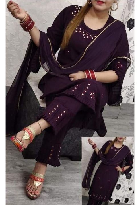 Pure cotton kurti pant uploaded by Komal collection on 1/16/2022