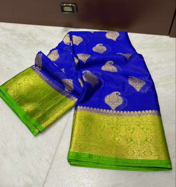 Banarasi semi georgette silk sarees uploaded by Ishitha sarees on 1/16/2022