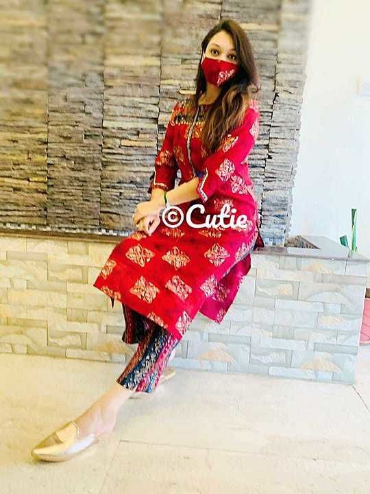 *CUTIE red love 😍😍*


Festive range 👑👑👑👑


*Premium Muslim kurti pant set in indigo and dabu m uploaded by business on 10/1/2020