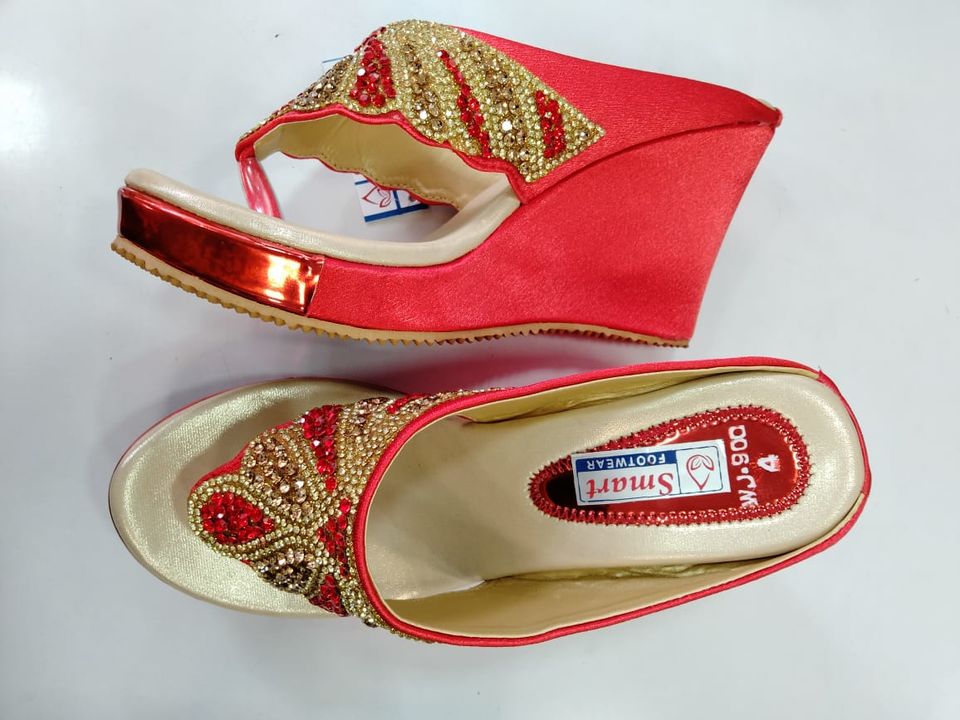 Dhulan High Heel sandal Red WJ.990 uploaded by SMART FOOTWEAR on 1/16/2022