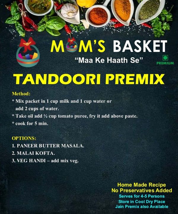 Tandoori Gravy Premix uploaded by Moms BBasket on 1/16/2022