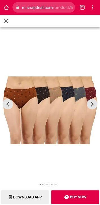 Post image I want 1200 Pieces of I want women's panties with my brand name with complete packaging .
Below are some sample images of what I want.