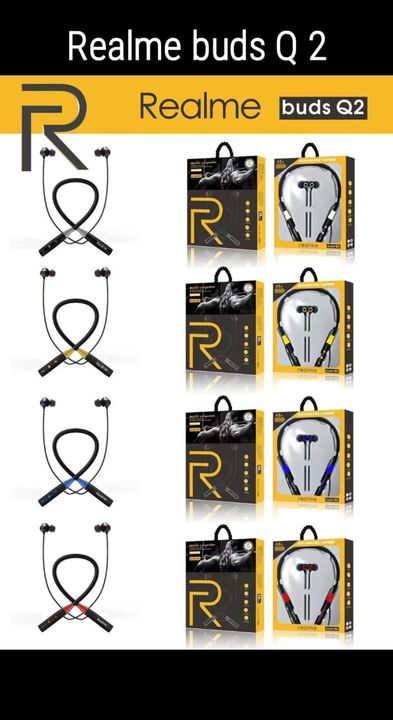 REALME BUDS-Q2 NECKBAND 100PICS CTN PRICE RS-310/- uploaded by Tech India Marketing Pvt Ltd on 1/16/2022