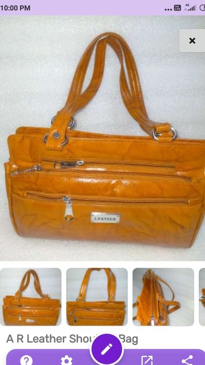 A R LEATHER SHOULDER BAG uploaded by business on 1/16/2022