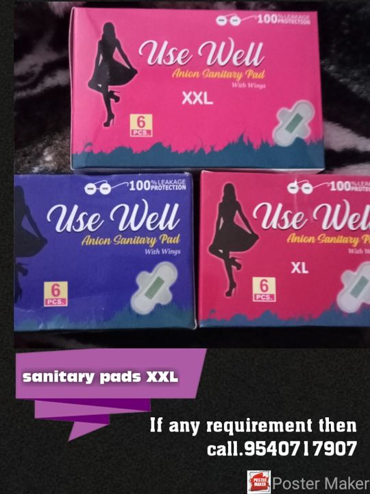 Sanitary Pads XL uploaded by Khushi Traders on 1/16/2022