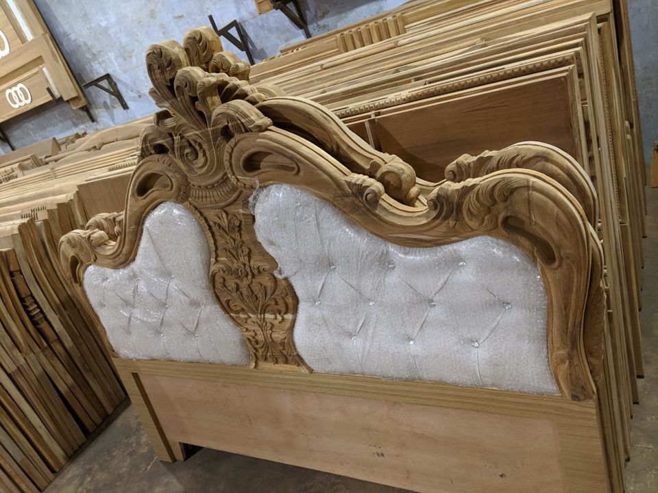 Teakwood beds headboard and footboard uploaded by RR Traders on 1/16/2022