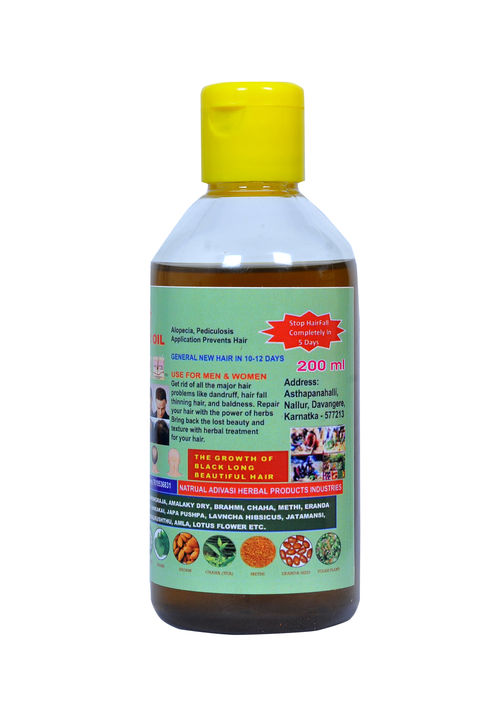 Alopecia herbal hair oil uploaded by Natural Adivasi Herbal Products on 1/16/2022
