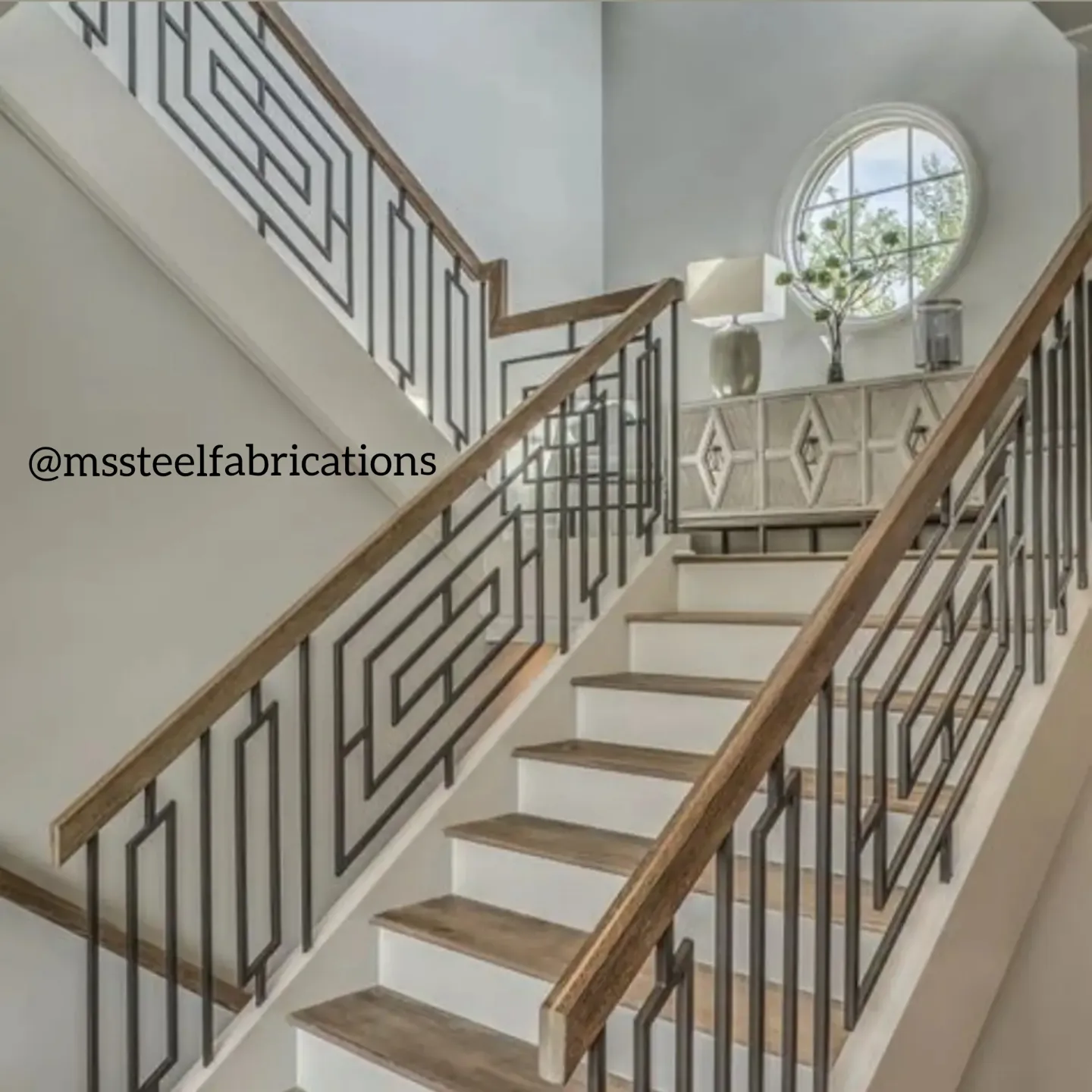 Stairs Designer Railing uploaded by MS Steel Fabrications on 1/16/2022