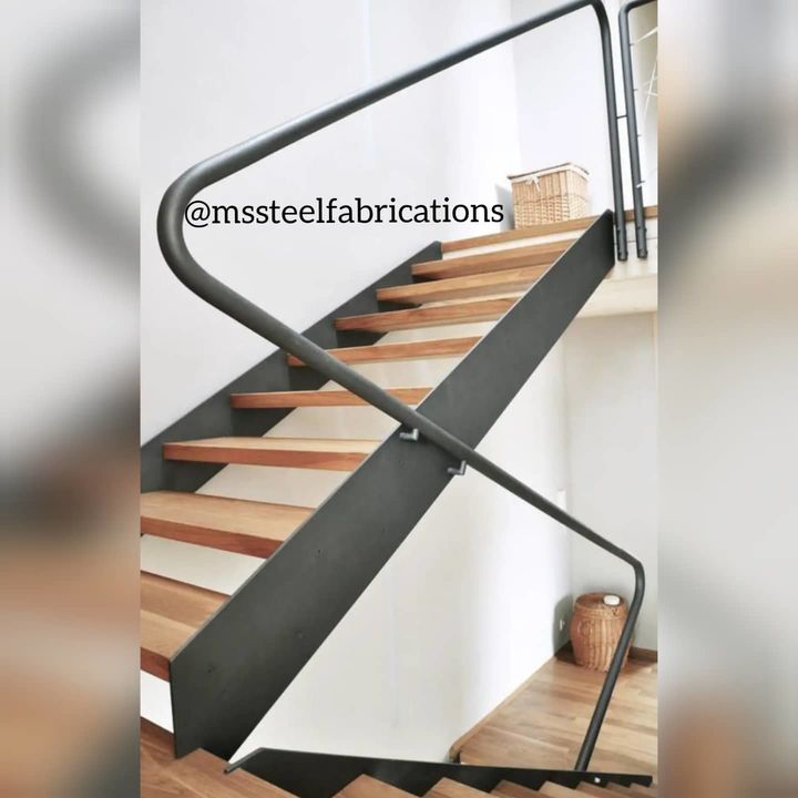 MS Wooden Staircase uploaded by MS Steel Fabrications on 1/16/2022