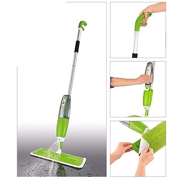 ZOSOE Stainless Steel Microfiber Floor Cleaning Spray Mop with Removable Washable Cleaning Pad and I uploaded by business on 10/1/2020