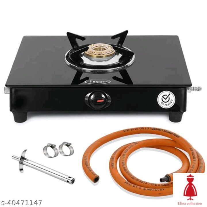 Deluxe 1 brush burner gas stove with hose pipe and nova lighter uploaded by Elina collection on 1/16/2022