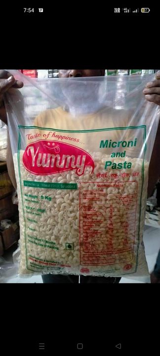 Microni and Pasta uploaded by Khatu Shyam food product on 1/16/2022
