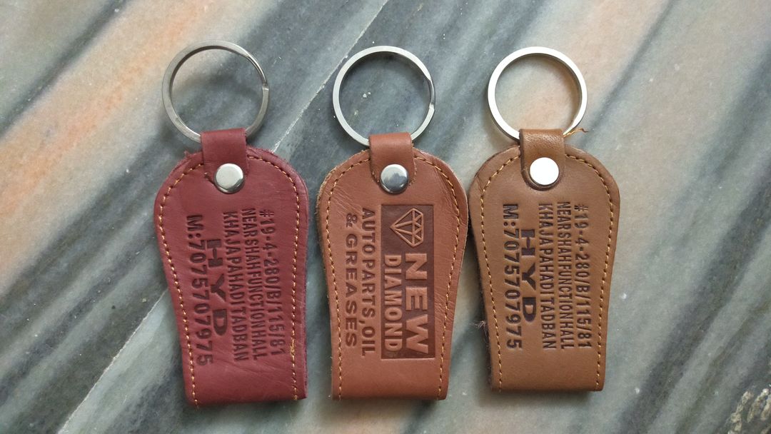 Leather keychain uploaded by Galaxy leather impex on 1/16/2022